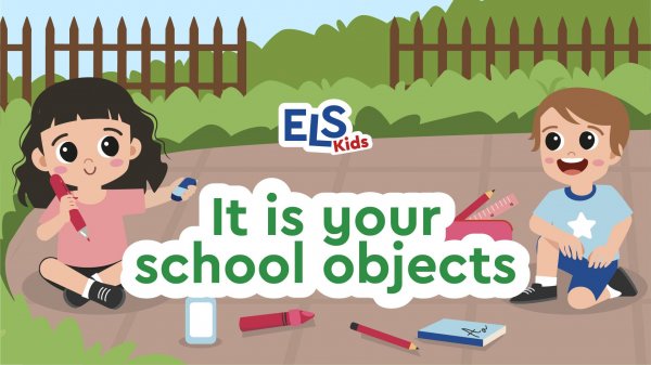 It is my video esl//It is your school objects//School supplies flashcards