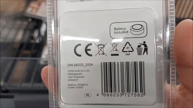 SHORT Presentation CRIVIT PRO Pedometer with 3D sensor UNBOXING (Lidl