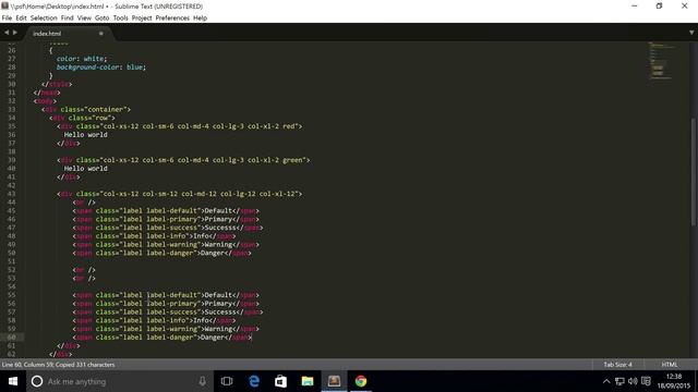 Bootstrap 4 Tutorial 19 - Labels смотреть онлайн