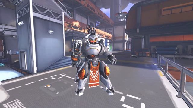 Orisa Overwatch League White And Gray Skin Showcase смотреть онлайн