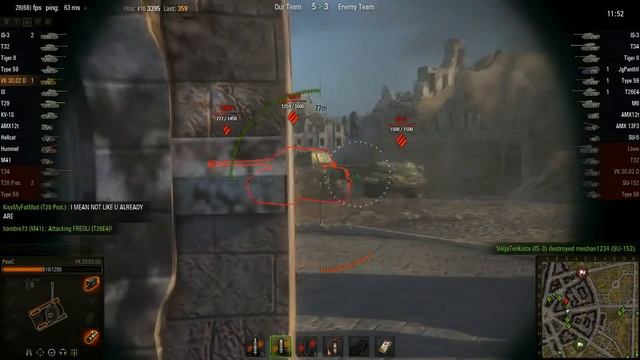 WOT: Ruinberg - VK 3002 (DB) - 2 frags - смотреть онлайн