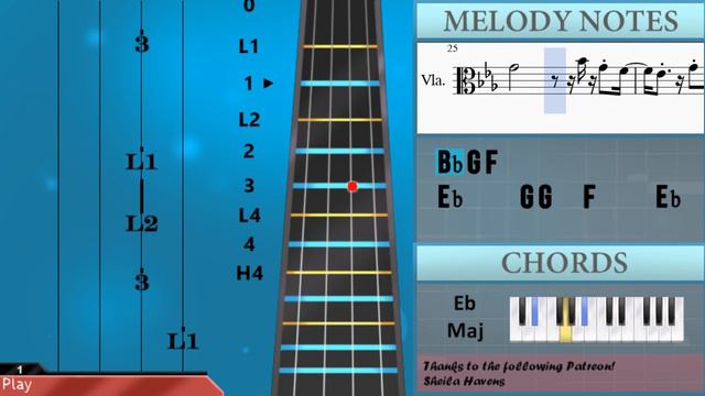 How to play Let's Get It On by Marvin Gaye on Viola (Tutorial) смотреть онлайн