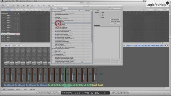 Logic Pro 9. Подготовка рабочего пространства. Урок 1 [Logic Pro Help]