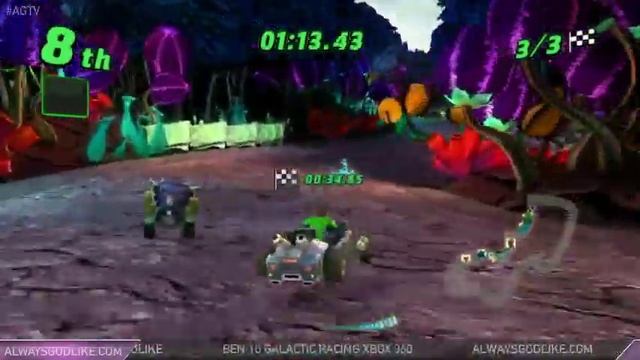 Ben-10 Galactic Racing - Playthrough 01 смотреть онлайн