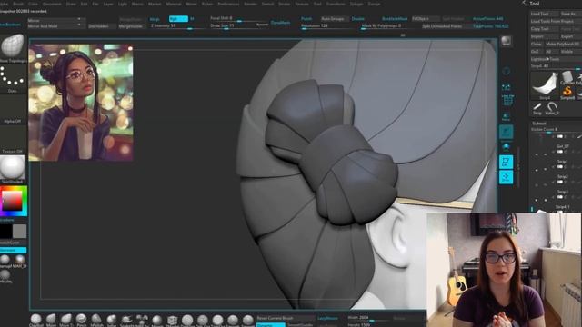 GFG урок#1: про референсы и этапы работы в 3D-скульптинге смотреть онлайн