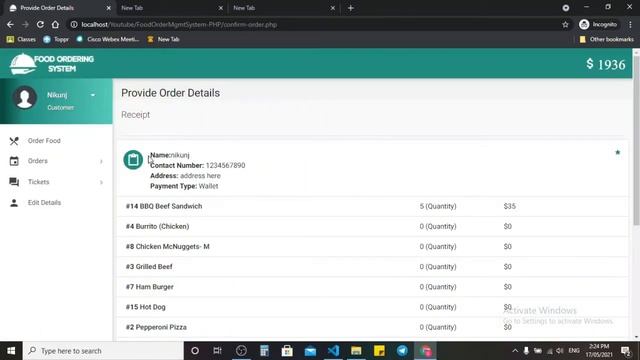 How to make a online food ordering website in php with source code 100% FREE смотреть онлайн