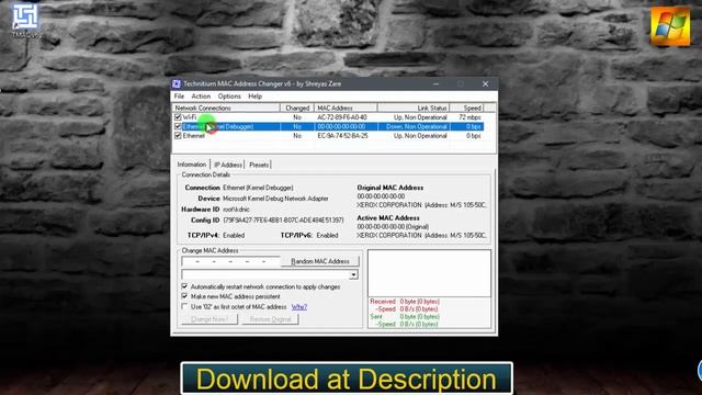 Technitium MAC Address Changer 6.0.7 смотреть онлайн
