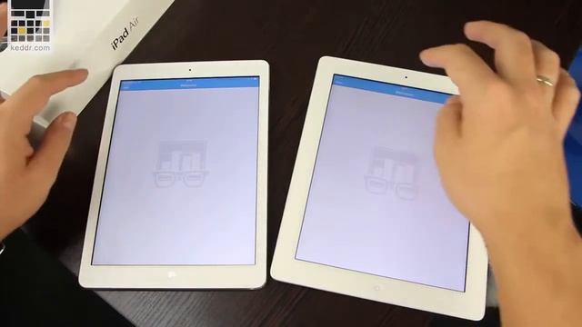 iPad Air vs iPad 4 - сравнение производительности смотреть онлайн