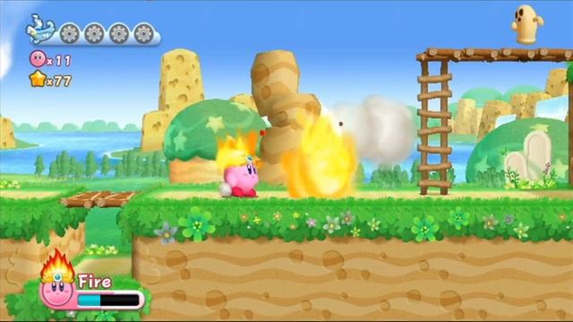 TREE BOSS - Kirbys Return to Dream land (Blind) #2 (Kirbys Adventure Wii) смотреть онлайн