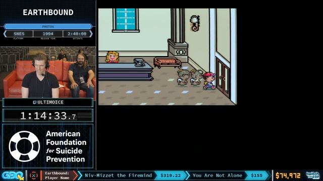 Earthbound by Ultimoice in 2:15: 57 - GDQx2018 смотреть онлайн