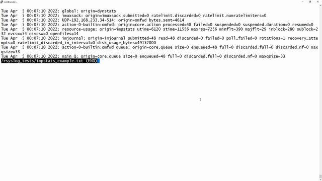 Monitor Rsyslog resource usage, queue size and dropped events with impstats module смотреть онлайн
