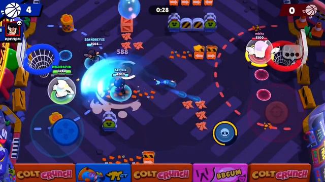 Brawl Stars!!!! Победа Бо в Брауболе !!!! Лучшая игра звездные игроки