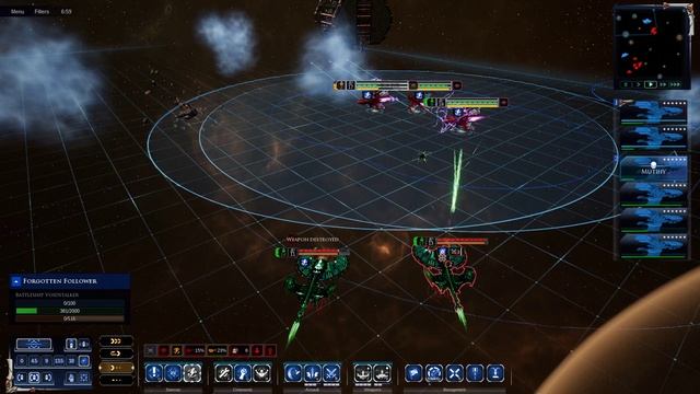 War in Heaven 2020: Eldar Corsairs vs Necrons! Massive Battle, Skirmish, Battlefleet Gothic Armada смотреть онлайн