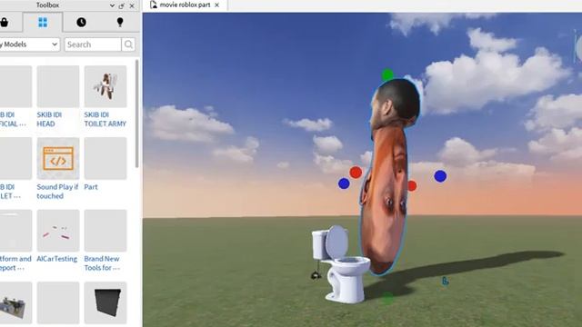 Как сделать своего SKIBIDI TOILET в Roblox Studio (лол) смотреть онлайн