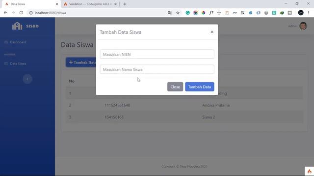 7 Form Validation - Tutorial Codeigniter 4 & Bootstrap 4 смотреть онлайн