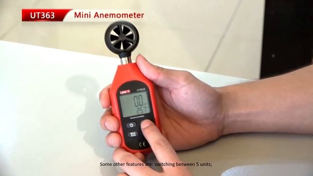UT363 Mini Anemometer смотреть онлайн