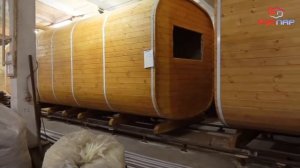 Баня бочка: покраска бани