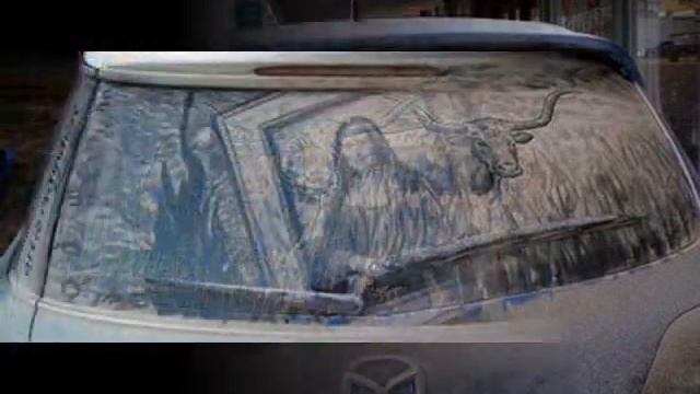 Невероятные картины на пыльном стекле смотреть онлайн