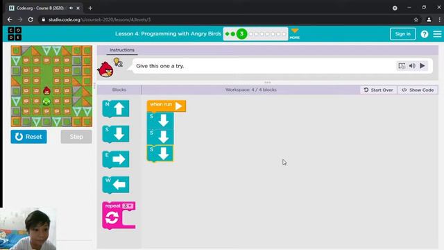Basic Programming | Code.org | Course B | Lesson 4 смотреть онлайн