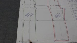 Построение чертежа женских брюк