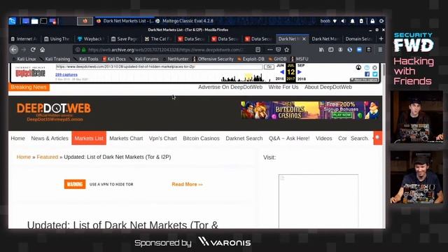 OSINT: Deleted Websites & Historic Information with Maltego's WayBackMachine Transforms смотреть онлайн
