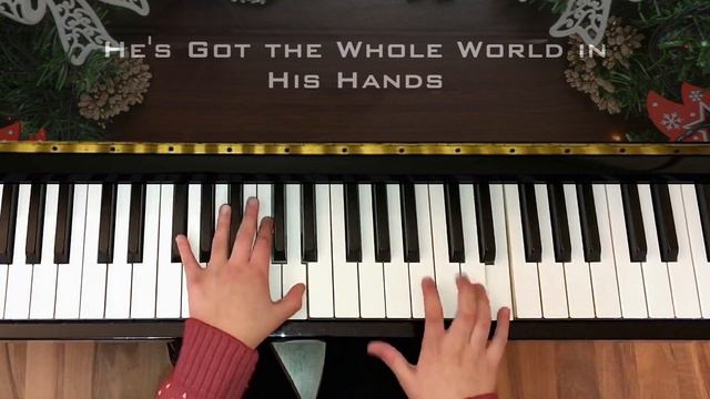 Alfred's Basic Adult Piano Level 1, Page 90, He's Got the Whole World in His Hands смотреть онлайн