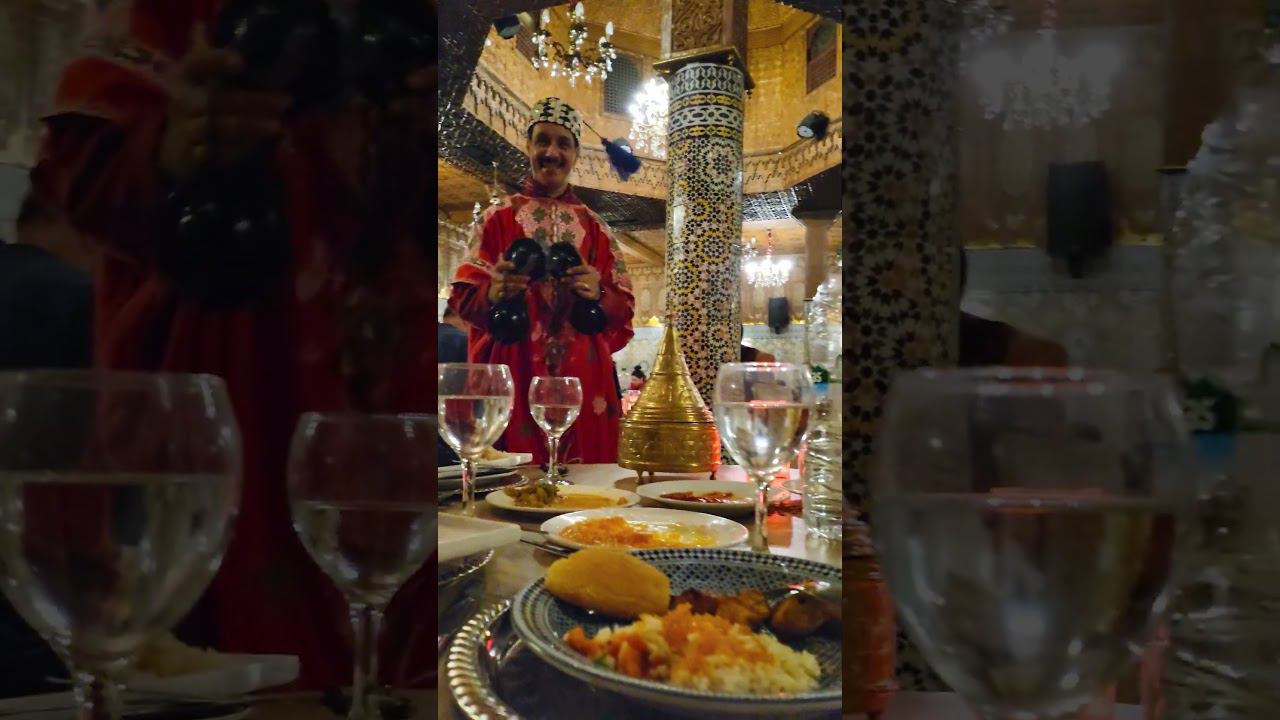 Ресторан в Медине Маракеш, Марокко смотреть онлайн