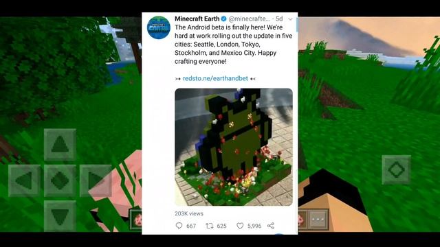 Minecraft EARTH Beta OUT For ANDROID | Minecraft Earth Beta смотреть онлайн