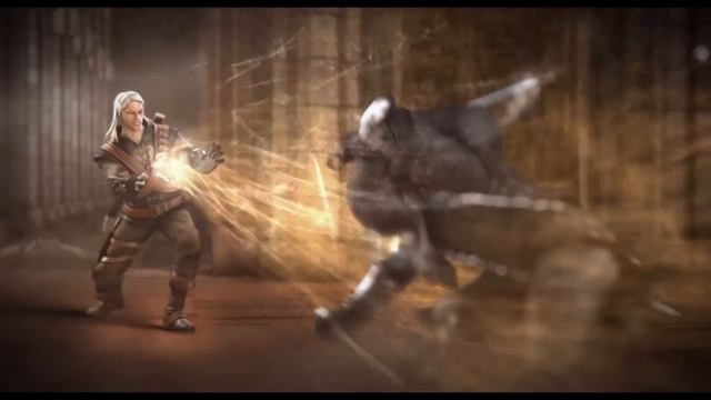 THE WITCHER - Geralt's Fight With A Witcher Of The Viper School (ending Cinematic)