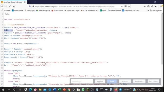 #30 - Bot Multilingue - Tutorial Bot Telegram PhP [ITA] смотреть онлайн