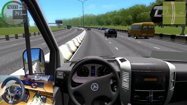 ?CİTY CAR DRİVİNG ? MERCEDES SPRİNTER MODU İLE COŞUYORUM ? смотреть онлайн
