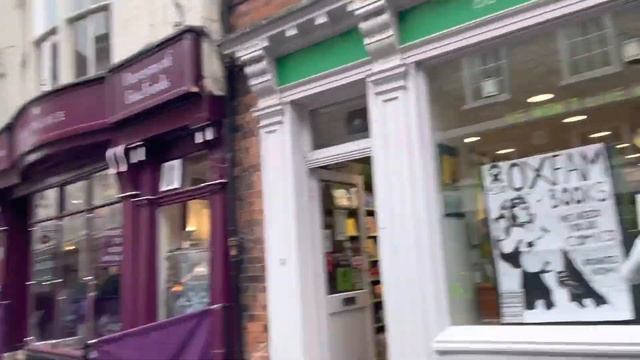 York England. Walking Tour Of The Historic Streets Of York City. Medieval City.