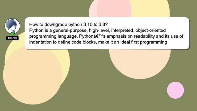 How to downgrade python 310 to 38? смотреть онлайн