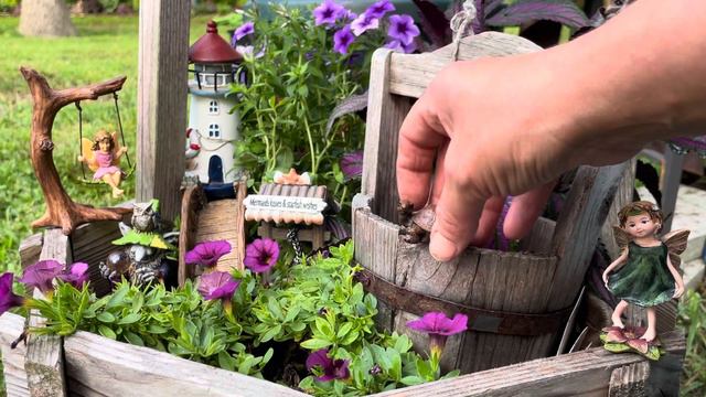 Summer Fairy Garden in the Wishing Well of Annuals ☀️🧚🌸 // Hidden Gardens Cape Cod смотреть онлайн