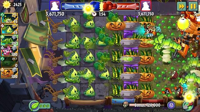 Pvz 2 : Tiger grass tournament week 207 Zomboss , tiger grass season 37 12M point highscore смотреть онлайн