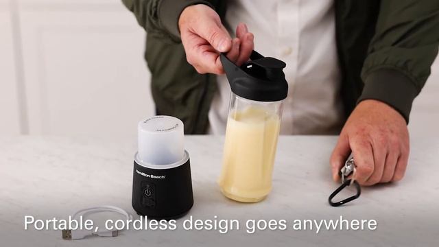 Blenders | Hamilton Beach® | Blend Now™ Portable Cordless Blender (51180, 51181, 51182) смотреть онлайн