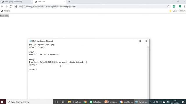 How to write HTML CSS JS in notepad - Learn HTML easily смотреть онлайн