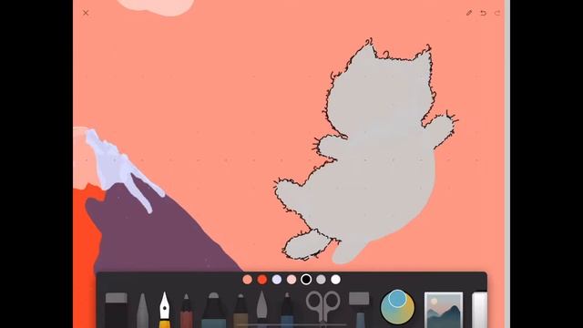 Скетч с Фудзиямой и Нянко-сенсеем в Paper by WeTransfer смотреть онлайн