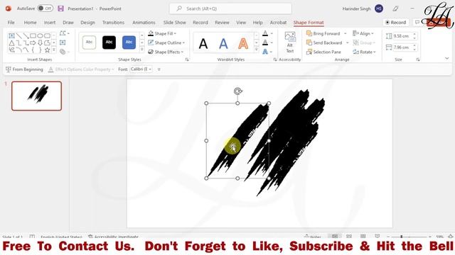?How to make paint brush effect in PowerPoint | PowerPoint Animation Tutorial | Animated Image Brus смотреть онлайн