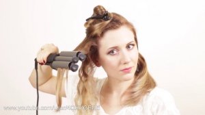 Укладка волнами на себе. Romantic waves herself