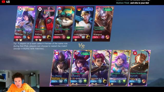Peace and feed | MLBB Live смотреть онлайн