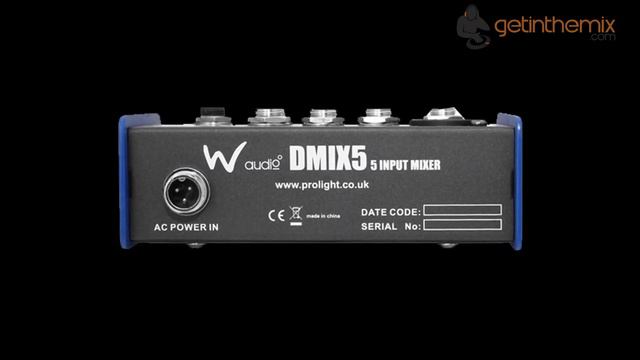 W Audio DMIX5 Compact Mixer Mixing Desk смотреть онлайн