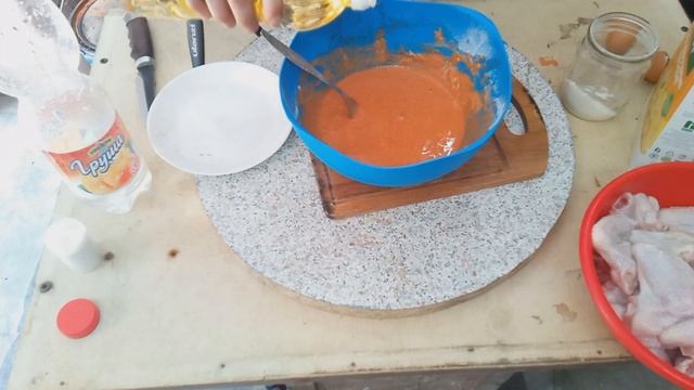 Крылышки KFS в казане, быстрый рецепт