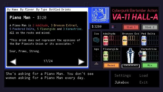 First Three Days | VA-11 Hall-A: Cyberpunk Bartender Action ( PC ) смотреть онлайн