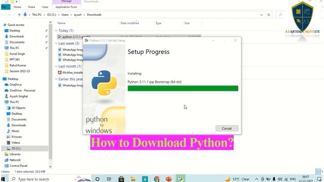 IP(065) Class-XI Ch-3 Overview of Python||Why we Learn Python Program||Benefits of Python Lecture-0 смотреть онлайн