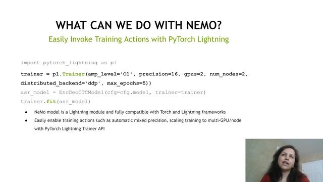 3 lines of code conversational AI with NVIDIA NeMo and PyTorch Lightning смотреть онлайн