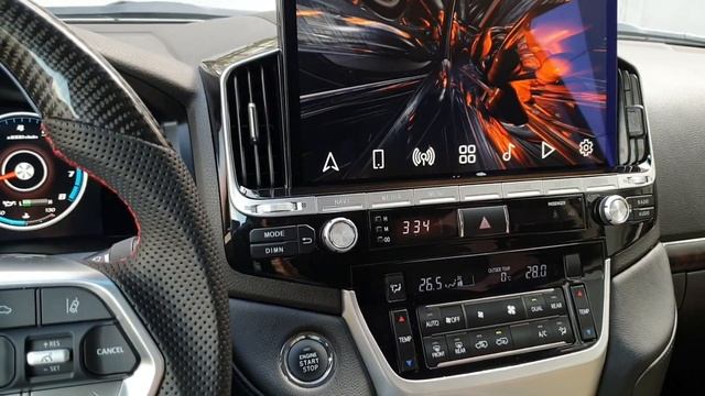 Монитор в стиле Lexus 13,3" для Toyota Land Cruiser 200 смотреть онлайн