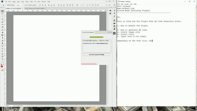 Free QR Code Generator For Photoshop смотреть онлайн