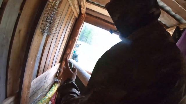 ВИНТОВКА САЙГА МК. НА КВАДРИКЕ В ЛЕС. ЛЕСНАЯ ИЗБА. смотреть онлайн