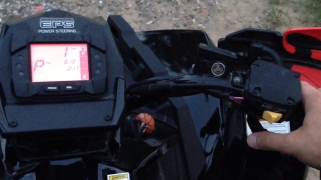 Polaris Scrambler 850 EFI EPS реакция на курок газа смотреть онлайн
